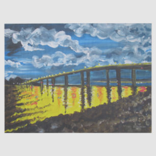 Ingraham Bridge Painting Large Tissue Paper