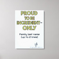 Ingredient-Only Household