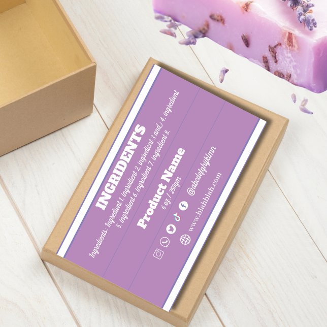 Ingredient Product Label Sticker (Creator Uploaded)