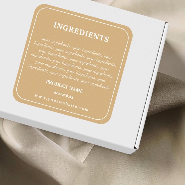 Ingredients Product Label (Creator Uploaded)