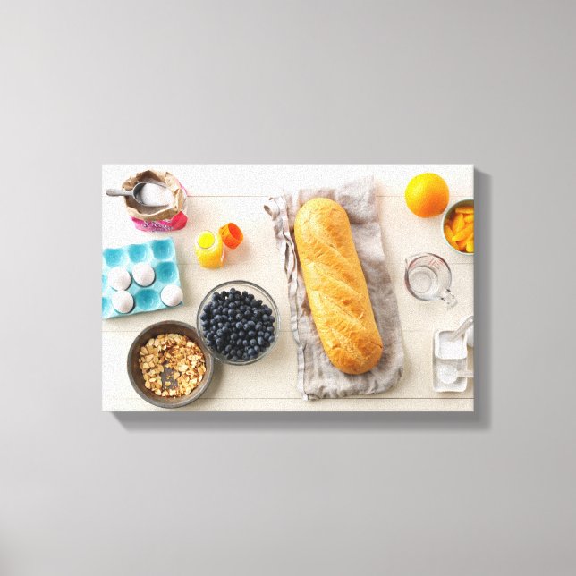 Ingredients & Tools 4 Canvas Print (Front)