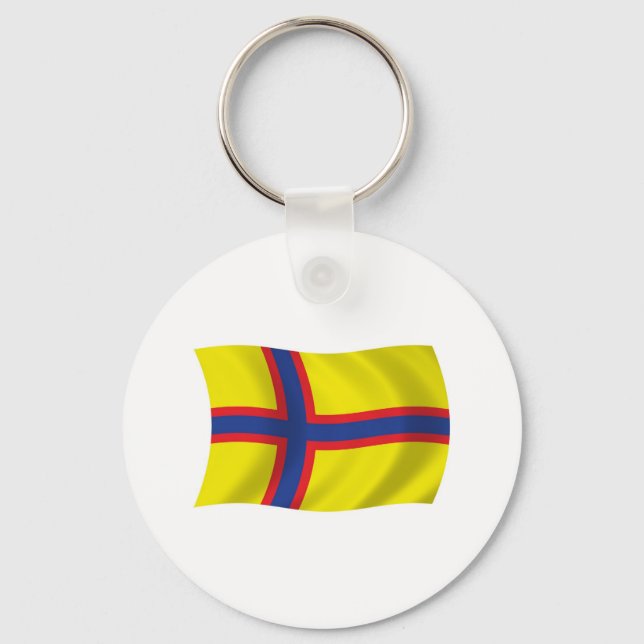 Ingrian Finns Flag Keychain (Front)