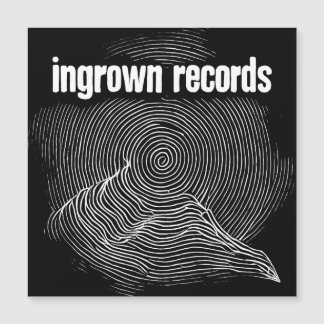 Ingrown Woodcut Magnet