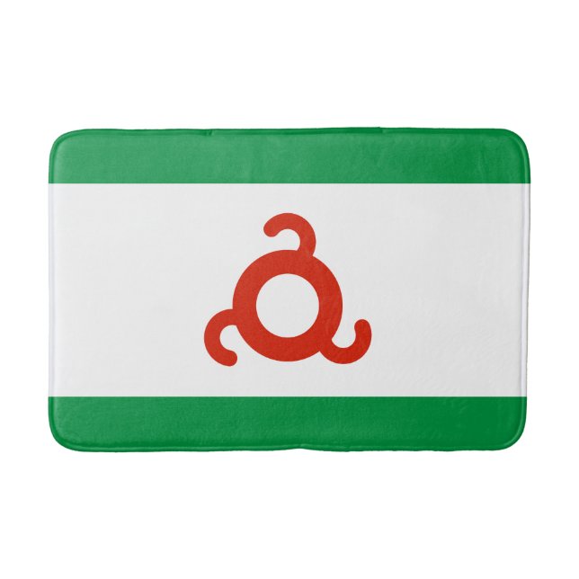 Ingushetia Flag Bath Mat (Front)