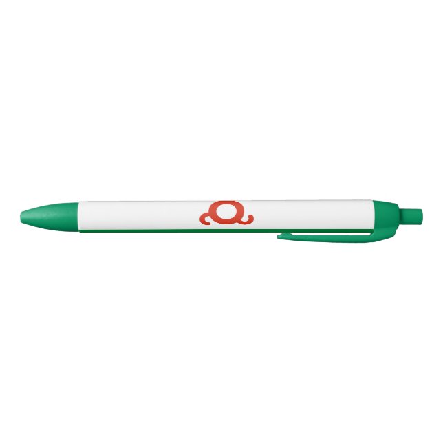 Ingushetia Flag Black Ink Pen (Bottom)