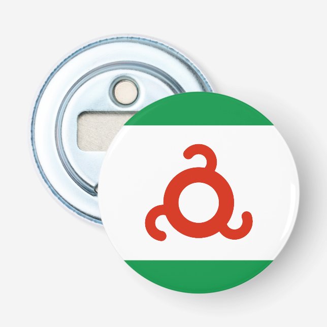 Ingushetia Flag Bottle Opener (Front)