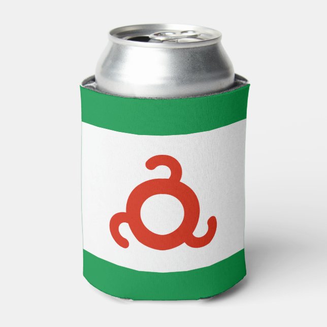 Ingushetia Flag Can Cooler (Can Front)