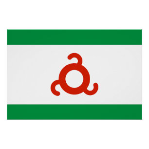 Ingushetia Flag Poster