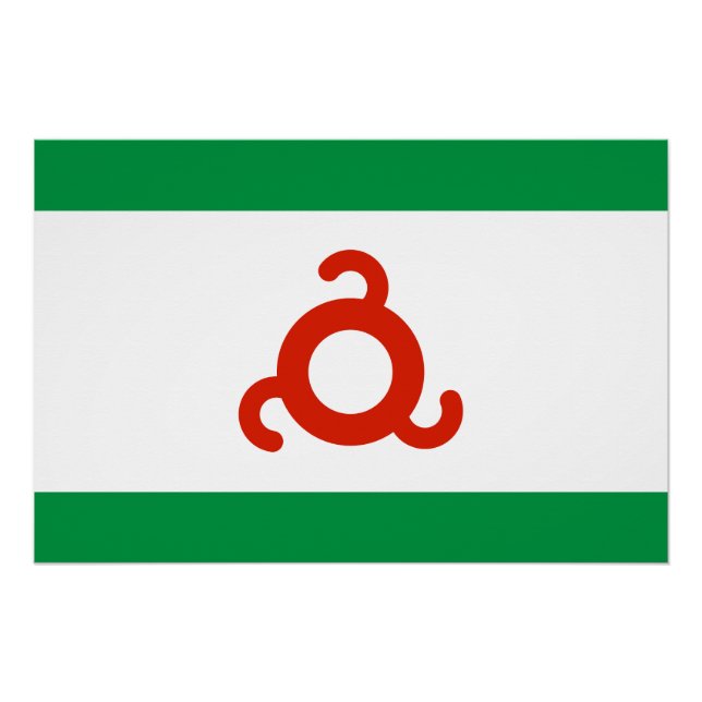 Ingushetia Flag Poster (Front)