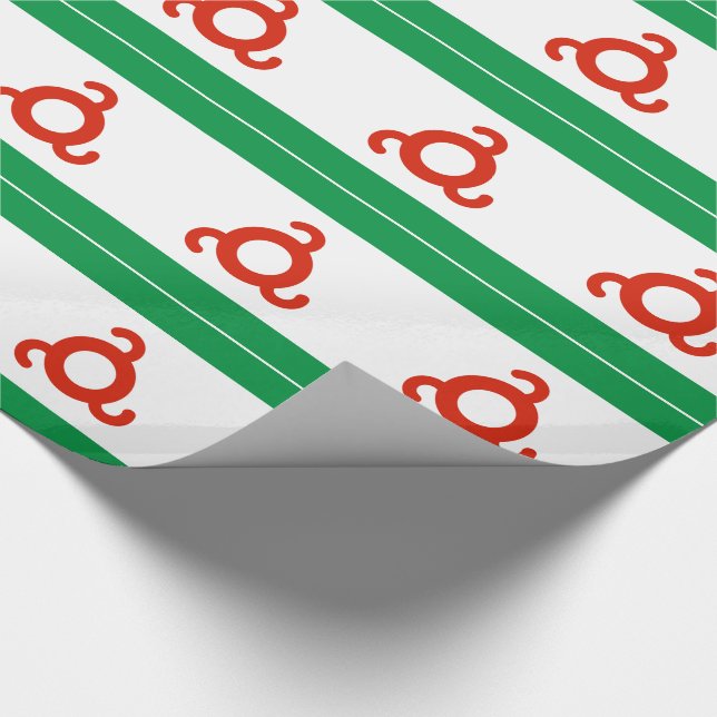 Ingushetia Flag Wrapping Paper (Corner)