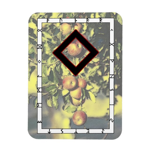 Ingwaz Rune Magnet - Hero! (Vertical)