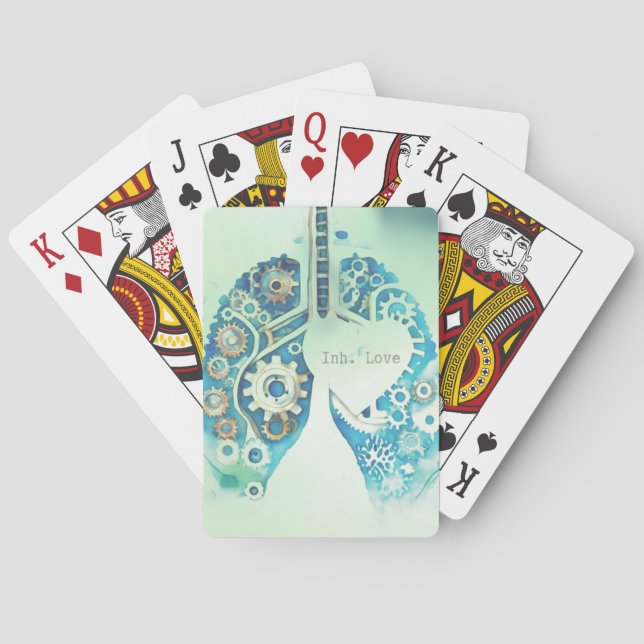 Inh. Love 5  Playing Cards (Back)