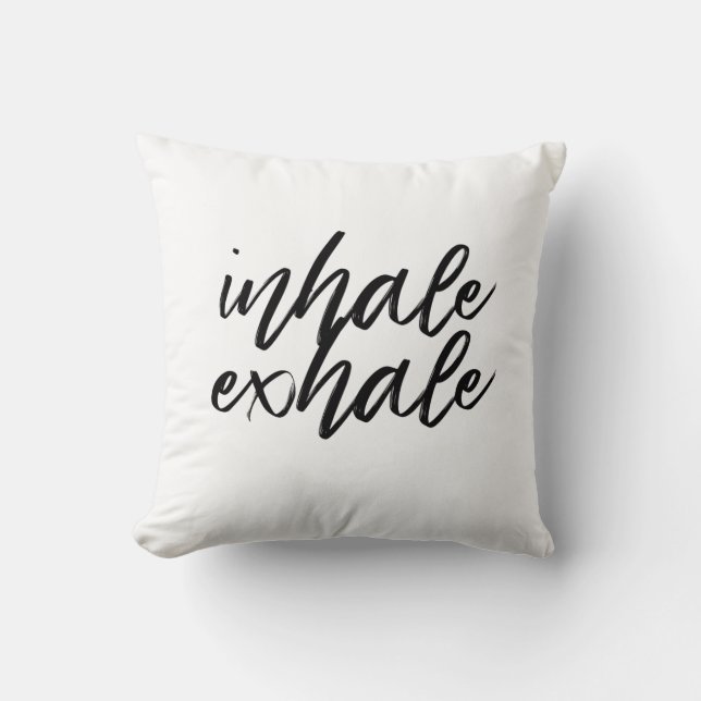 Inhale Exhale Cushion (Front)