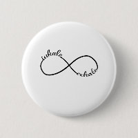 Inhale Exhale Infinity Sign Symbol T-Shirt Yogi