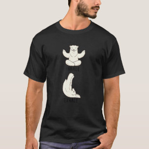 Inhale Exhale Polar Bear Arctic Animal Yoga T-Shirt