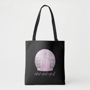 Inhale Exhale Repeat Pink Tote Bag