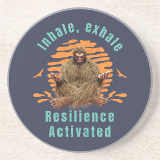 Inhale, Exhale Resilience Activated Bigfoot Coaster