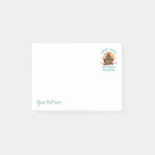 Inhale, Exhale Resilience Activated Bigfoot Post-it Notes