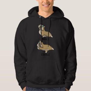Inhale Exhale Shih Tzu Yoga Hoodie