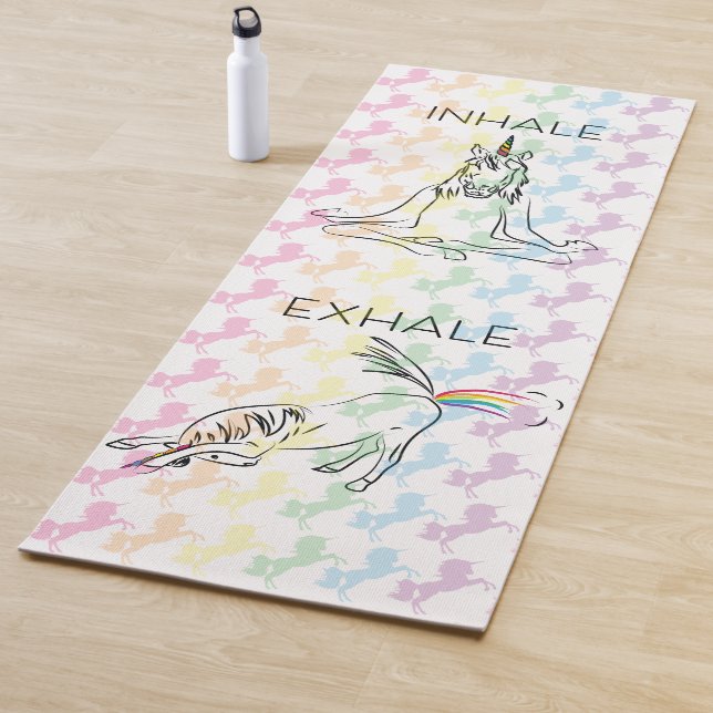 Inhale Exhale Yoga / Meditating Unicorn Mat (In Situ)