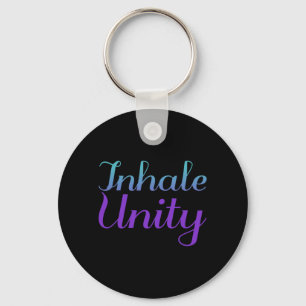 Inhale Unity Prevention Awareness Design Key Ring