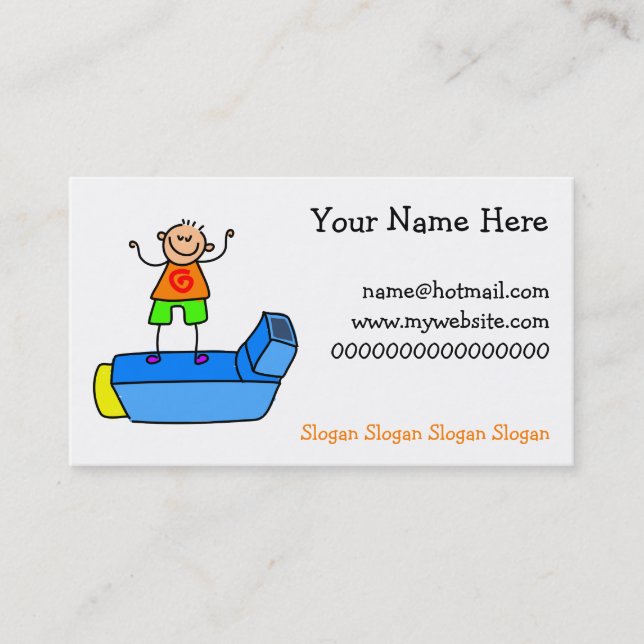 Inhaler Kid Business Card (Front)