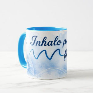Inhaler to escape the routine Tote bag Mug