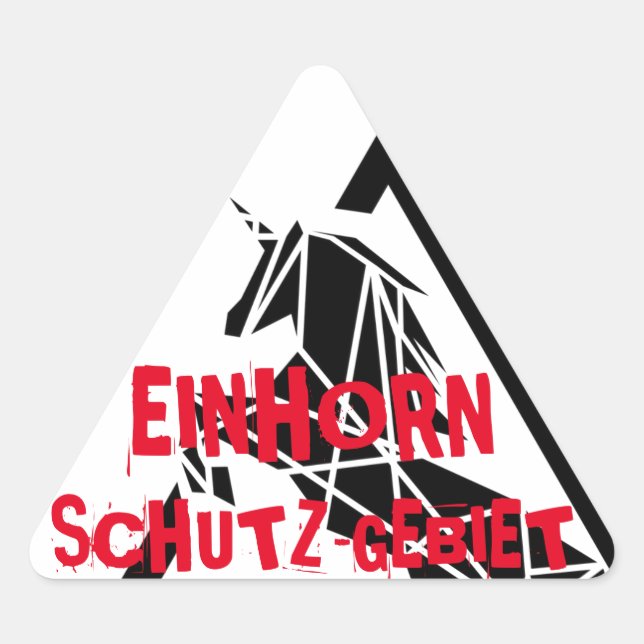 INHORN PROTECTED AREA TRIANGLE STICKER (Front)