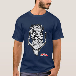 Inimical Barber Skull T-Shirt
