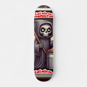 Inimical Cartoon Death  Skateboard