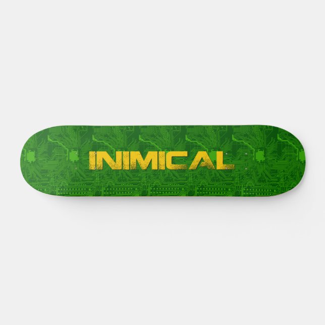 Inimical Circuit Board  Skateboard (Horz)