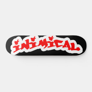 Inimical Classic Woods Graffiti Tag Logo  Skateboard