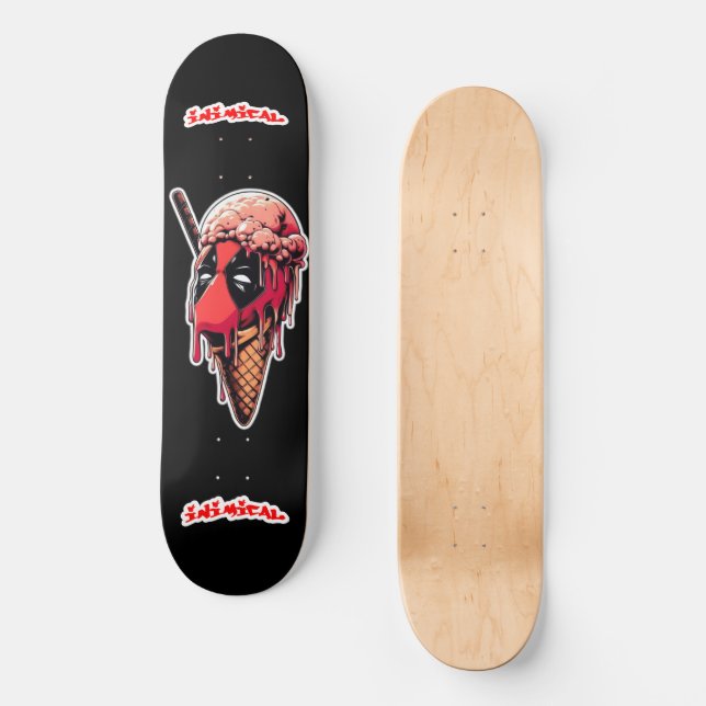 Inimical Dead Ice Cream #2 Skateboard (Front)