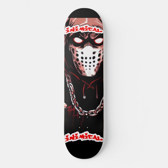 Inimical Deep East Maniac #2  Skateboard (Front)