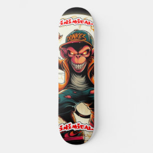 Inimical Evil Little Monkey  Skateboard