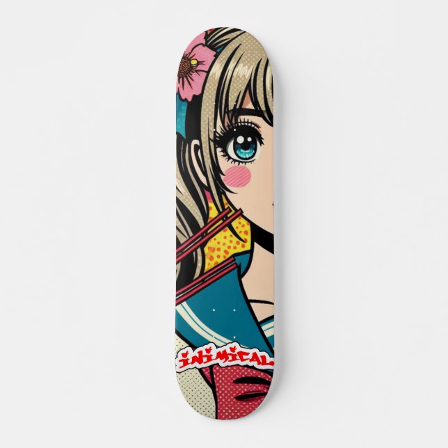 Inimical Girl POP! Series #2 Skateboard (Front)
