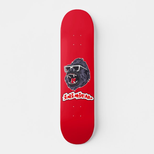 Inimical Gorilla Skateboard (Front)