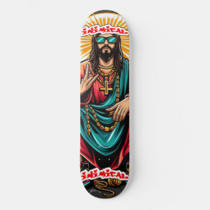 Inimical he is rizzin skateboard