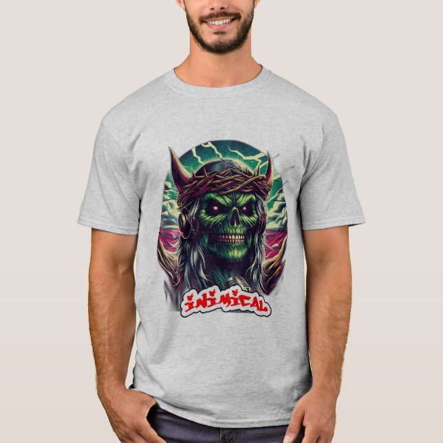 Inimical Heavy Metal  T-Shirt (Front)