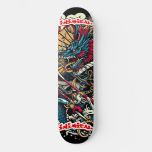 Inimical Japanese Abstract  Skateboard