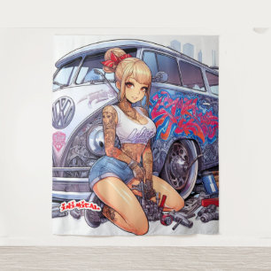 Inimical Lisa  Tapestry