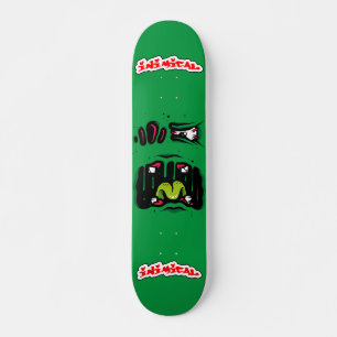 Inimical Monster Face Skateboard