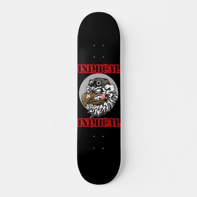 Inimical Pilot Eagle  Skateboard (Front)