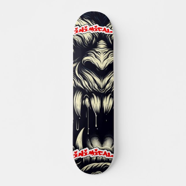 Inimical Roskopp Demon  Skateboard (Front)