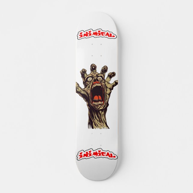 Inimical Screaming Hand  Skateboard (Front)