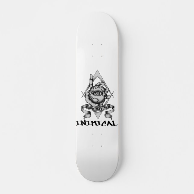 Inimical Secret Society Domination  Skateboard (Front)