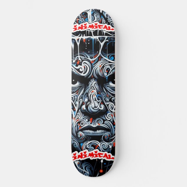 Inimical Sick Foo Skateboard (Front)