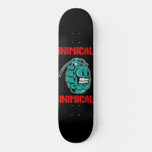 Inimical Teal Grenade Skateboard