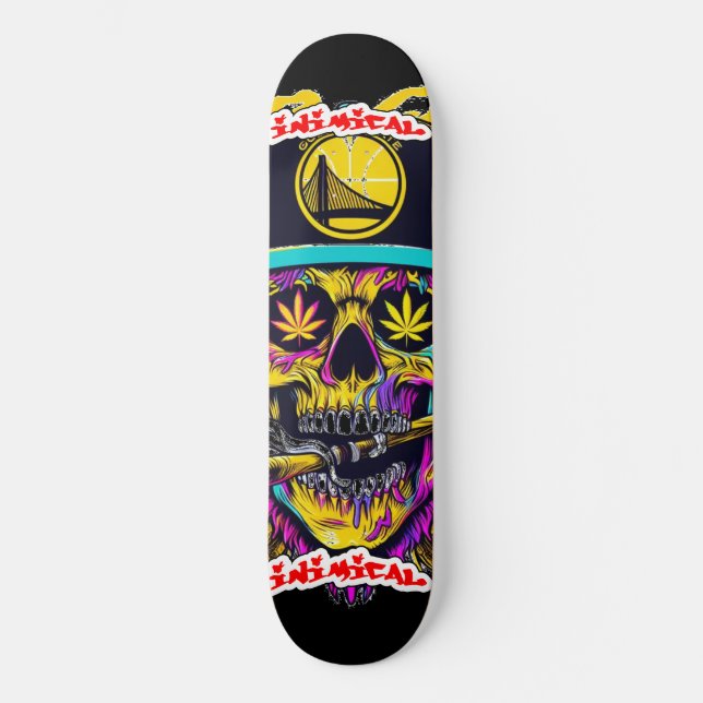 Inimical The City Skateboard (Front)