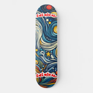 Inimical Van Gogh  Skateboard